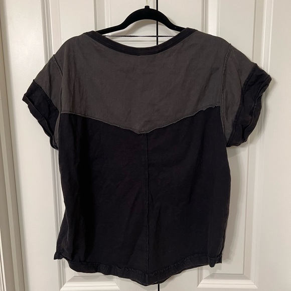 Free People We The Free Mustang Sally Tee Black - Picture 3 of 4